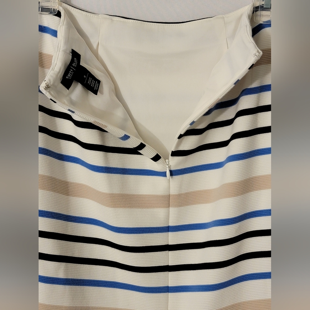 WHBM Striped Multicolor Pencil Skirt Size 0 - Picture 9 of 11